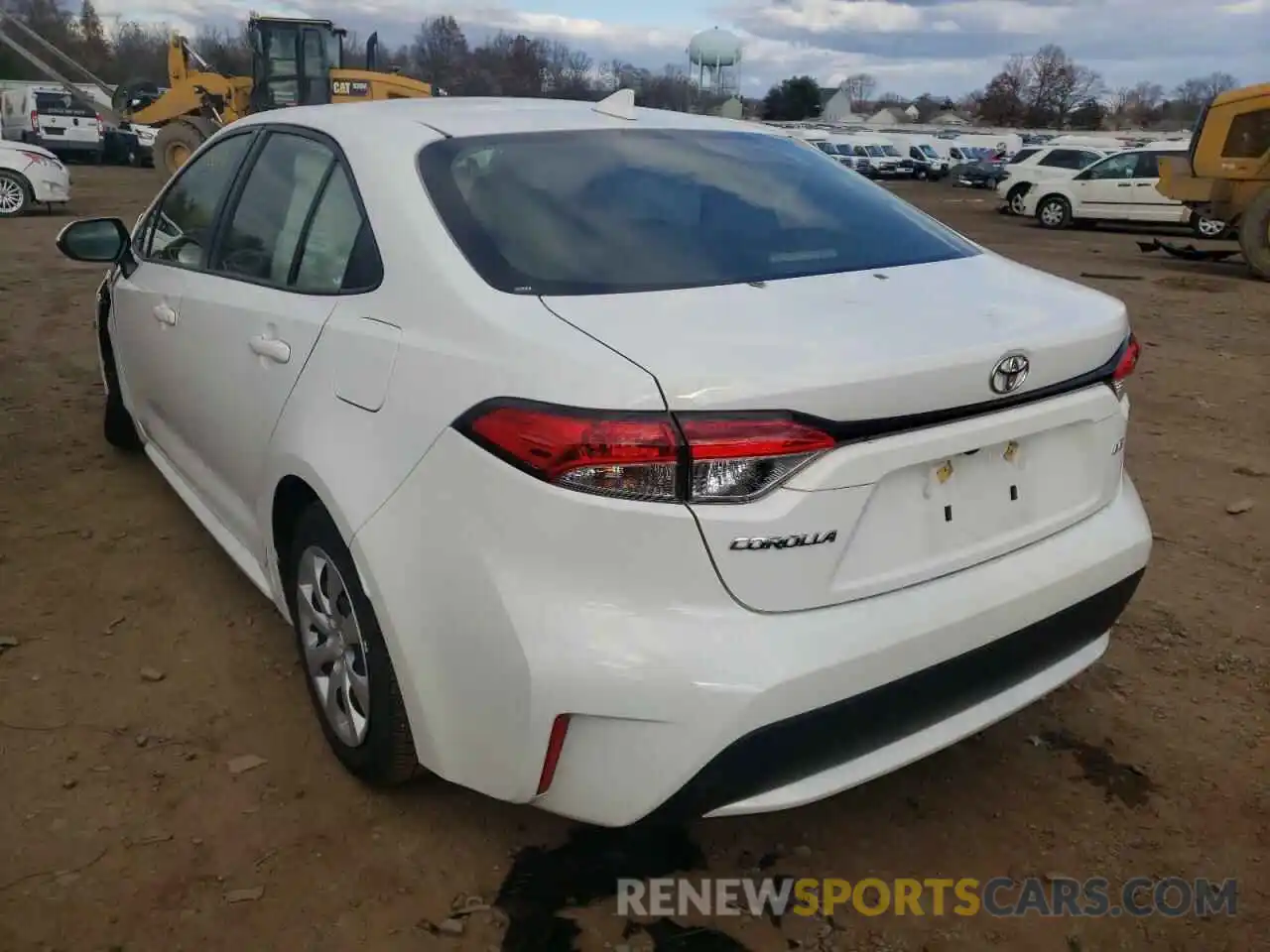 3 Photograph of a damaged car JTDEPRAE9LJ039278 TOYOTA COROLLA 2020