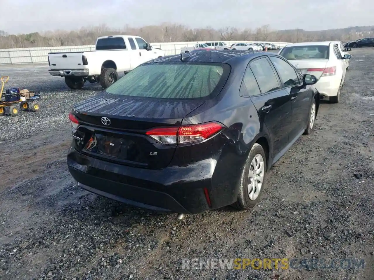 4 Photograph of a damaged car JTDEPRAE9LJ039541 TOYOTA COROLLA 2020