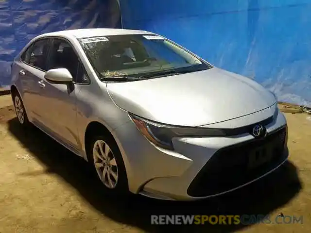 1 Photograph of a damaged car JTDEPRAE9LJ039748 TOYOTA COROLLA 2020