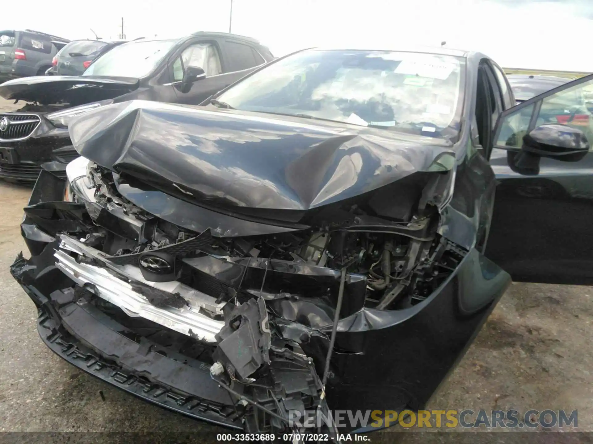 6 Photograph of a damaged car JTDEPRAE9LJ040009 TOYOTA COROLLA 2020