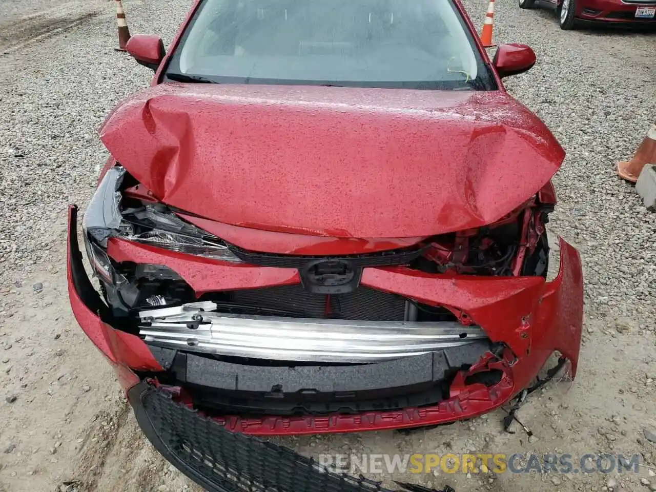 7 Photograph of a damaged car JTDEPRAE9LJ040124 TOYOTA COROLLA 2020