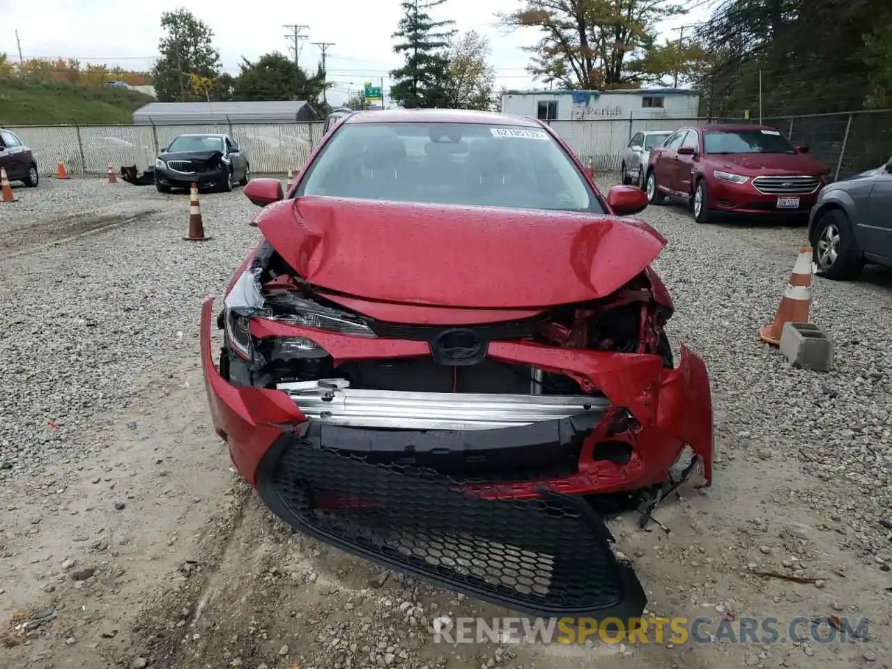 9 Photograph of a damaged car JTDEPRAE9LJ040124 TOYOTA COROLLA 2020