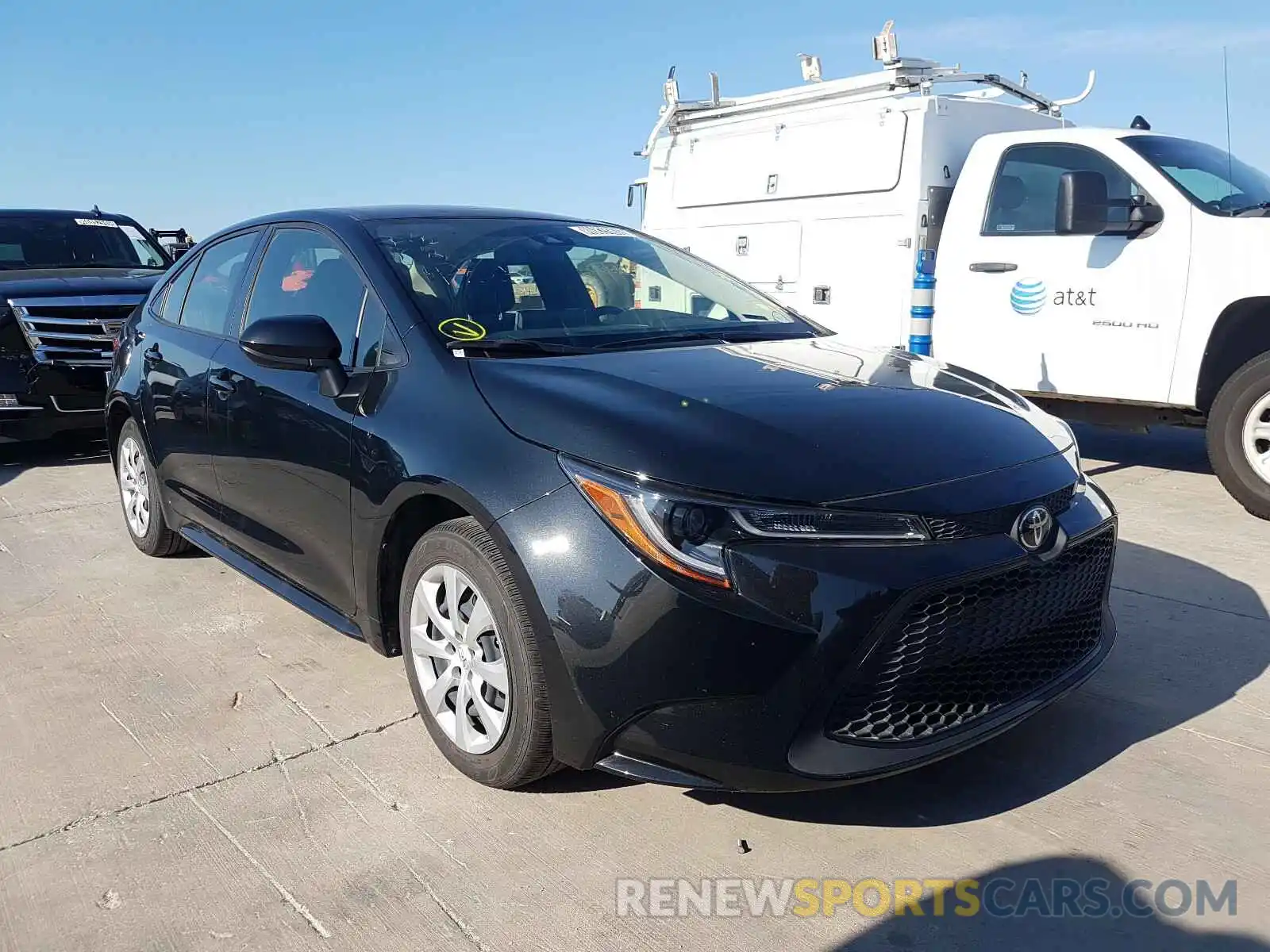 1 Photograph of a damaged car JTDEPRAE9LJ040205 TOYOTA COROLLA 2020