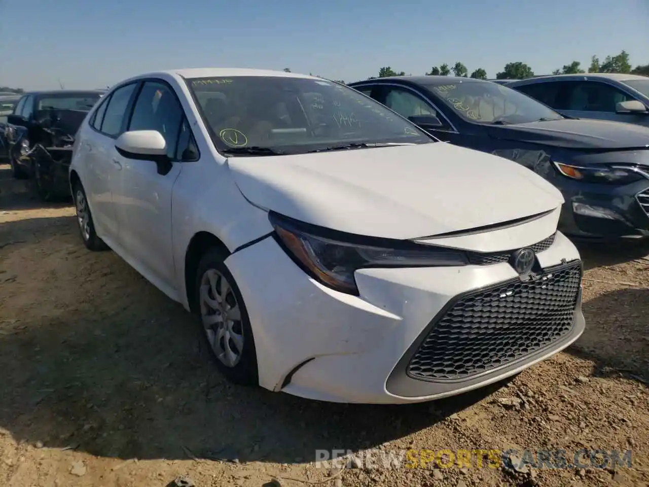 1 Photograph of a damaged car JTDEPRAE9LJ040348 TOYOTA COROLLA 2020