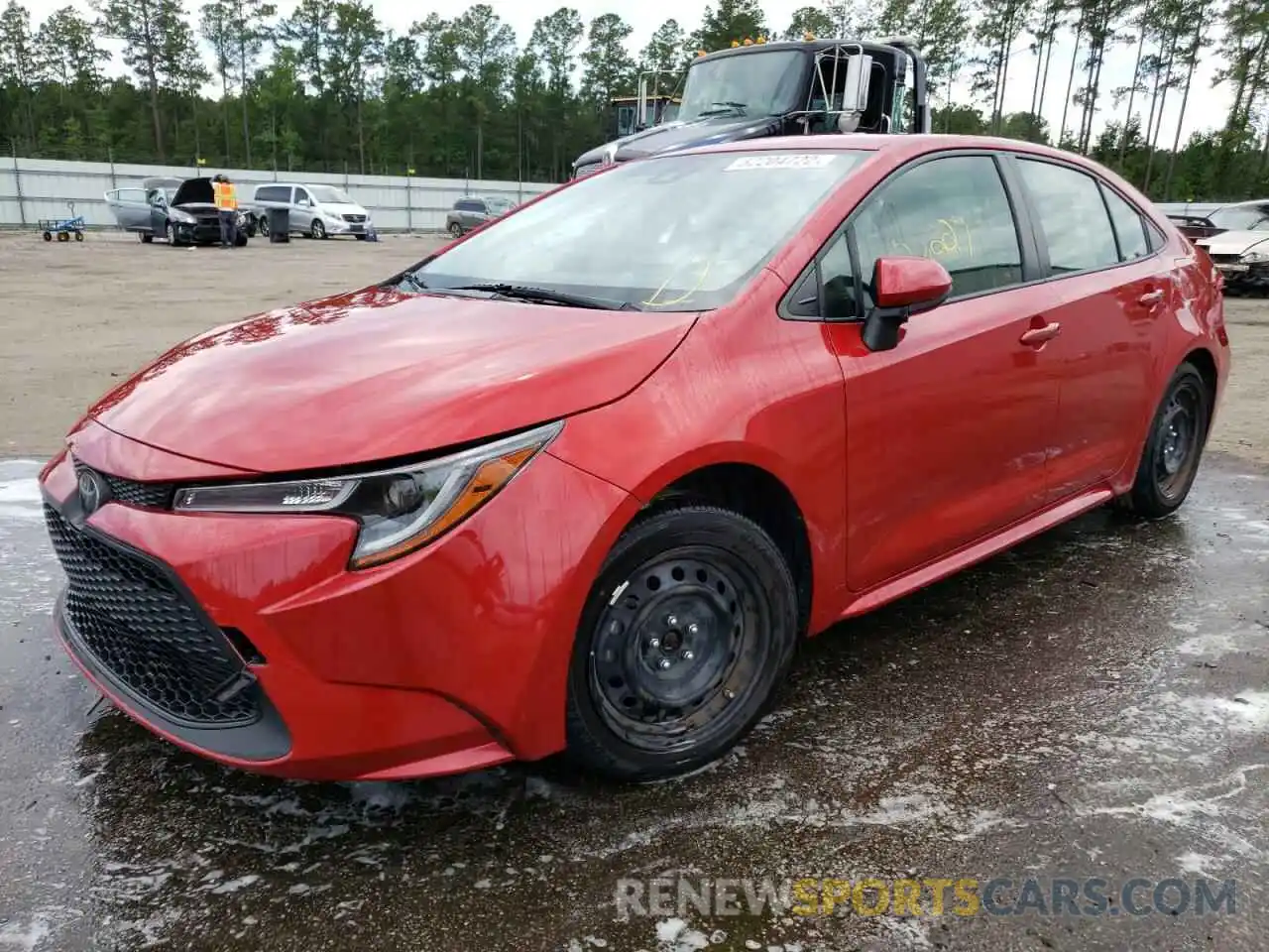 2 Photograph of a damaged car JTDEPRAE9LJ040527 TOYOTA COROLLA 2020