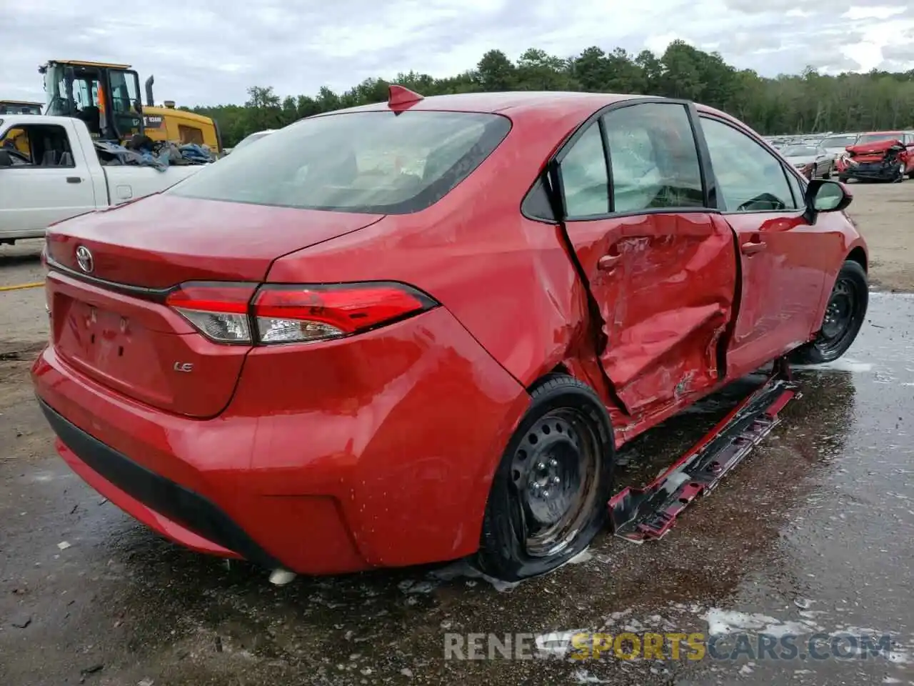 4 Photograph of a damaged car JTDEPRAE9LJ040527 TOYOTA COROLLA 2020