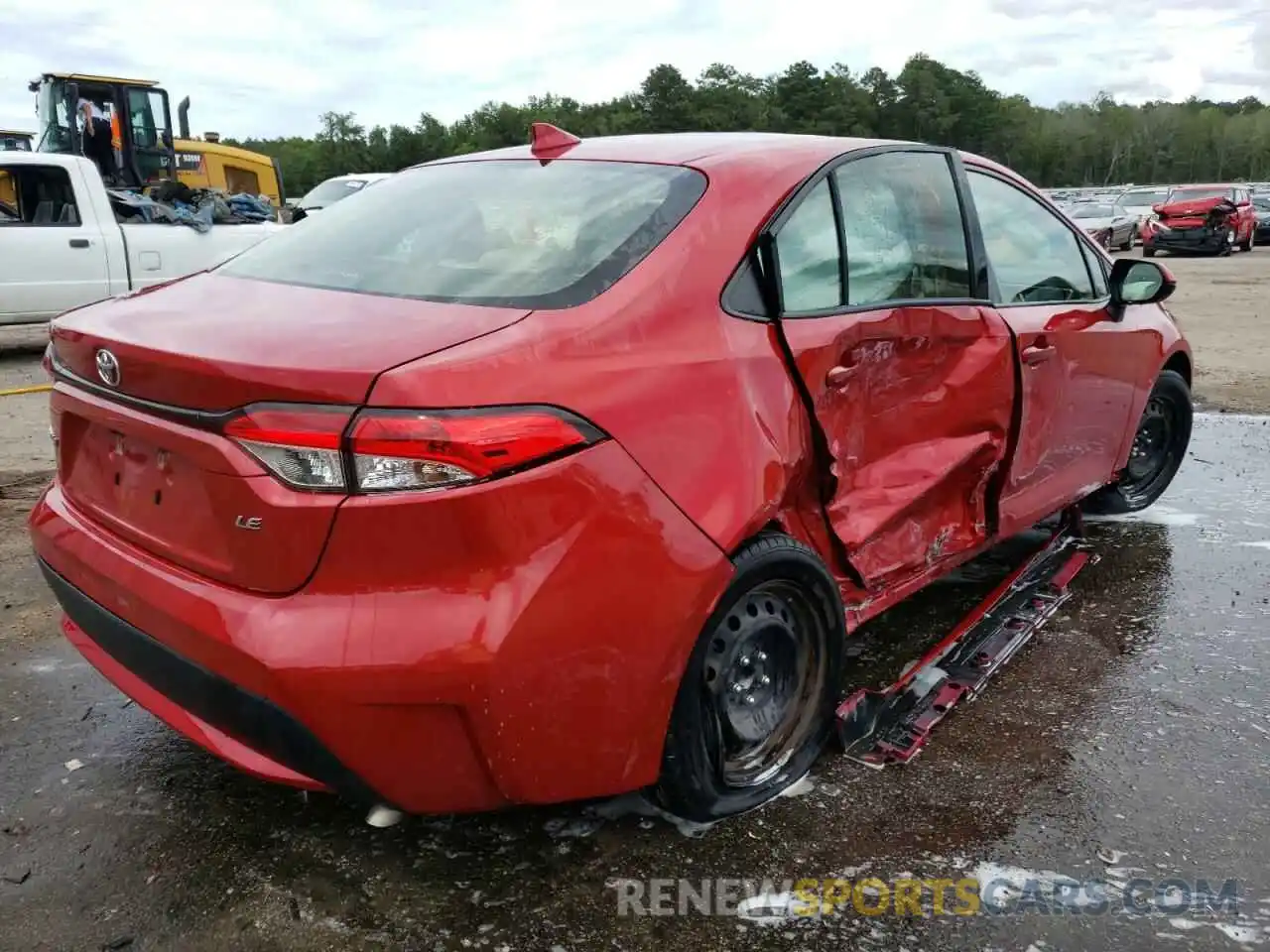 9 Photograph of a damaged car JTDEPRAE9LJ040527 TOYOTA COROLLA 2020