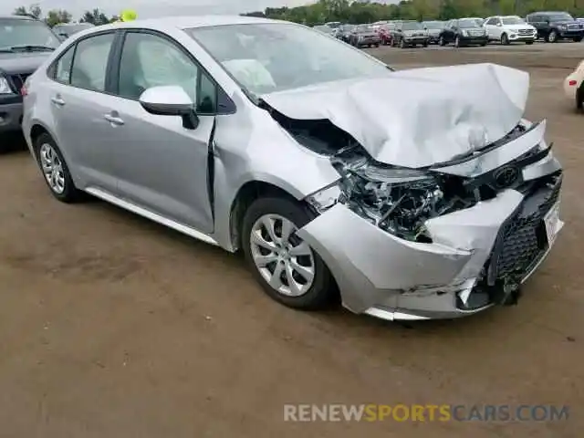 1 Photograph of a damaged car JTDEPRAE9LJ040530 TOYOTA COROLLA 2020