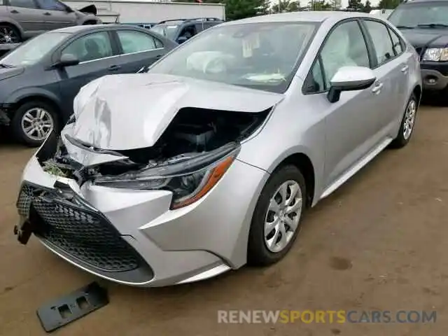 2 Photograph of a damaged car JTDEPRAE9LJ040530 TOYOTA COROLLA 2020