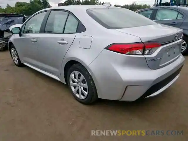 3 Photograph of a damaged car JTDEPRAE9LJ040530 TOYOTA COROLLA 2020