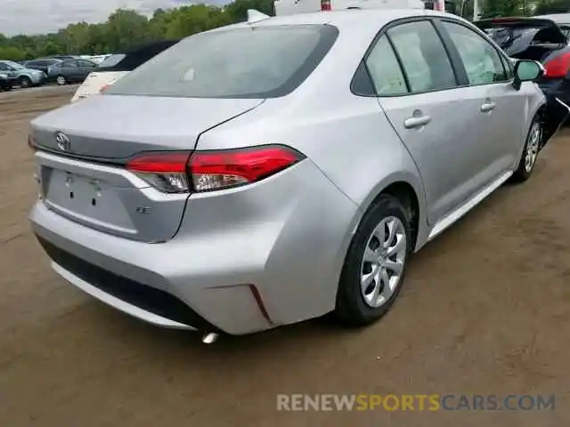 4 Photograph of a damaged car JTDEPRAE9LJ040530 TOYOTA COROLLA 2020