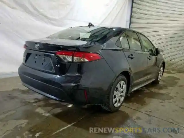 4 Photograph of a damaged car JTDEPRAE9LJ040558 TOYOTA COROLLA 2020