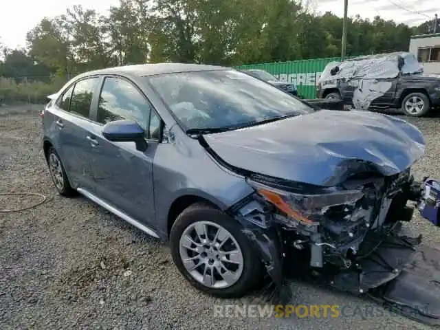 1 Photograph of a damaged car JTDEPRAE9LJ040625 TOYOTA COROLLA 2020