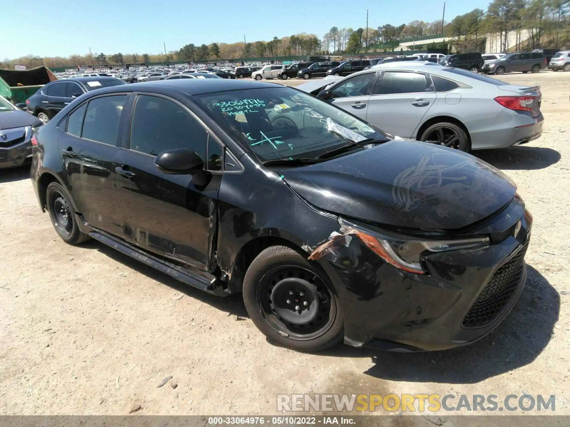 1 Photograph of a damaged car JTDEPRAE9LJ040981 TOYOTA COROLLA 2020