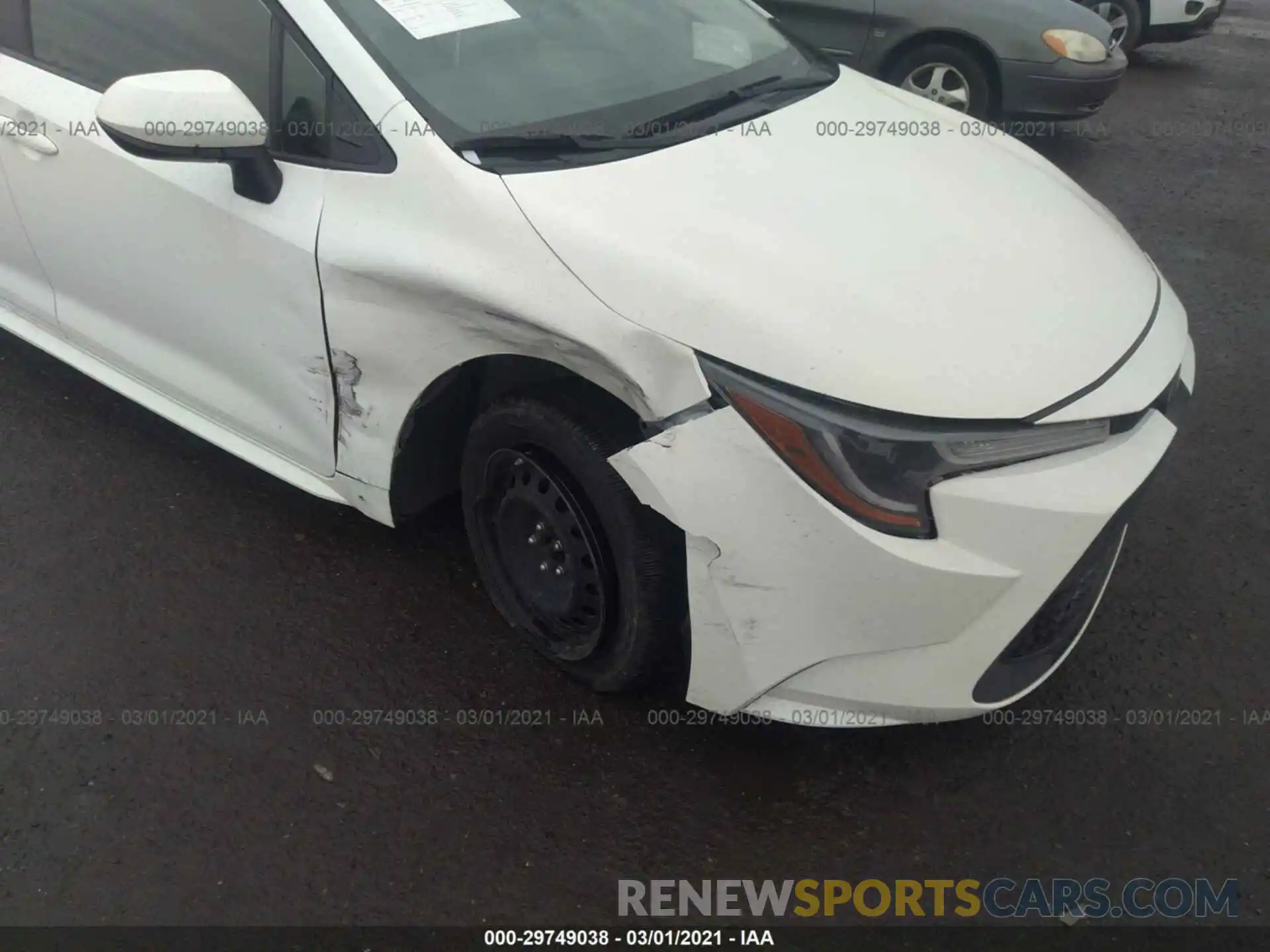 6 Photograph of a damaged car JTDEPRAE9LJ041225 TOYOTA COROLLA 2020