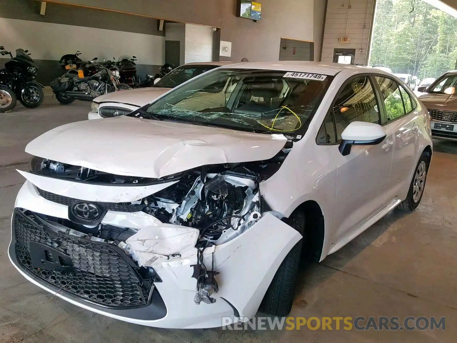 9 Photograph of a damaged car JTDEPRAE9LJ041242 TOYOTA COROLLA 2020