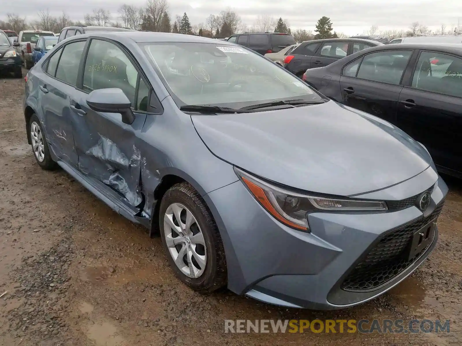 1 Photograph of a damaged car JTDEPRAE9LJ041404 TOYOTA COROLLA 2020