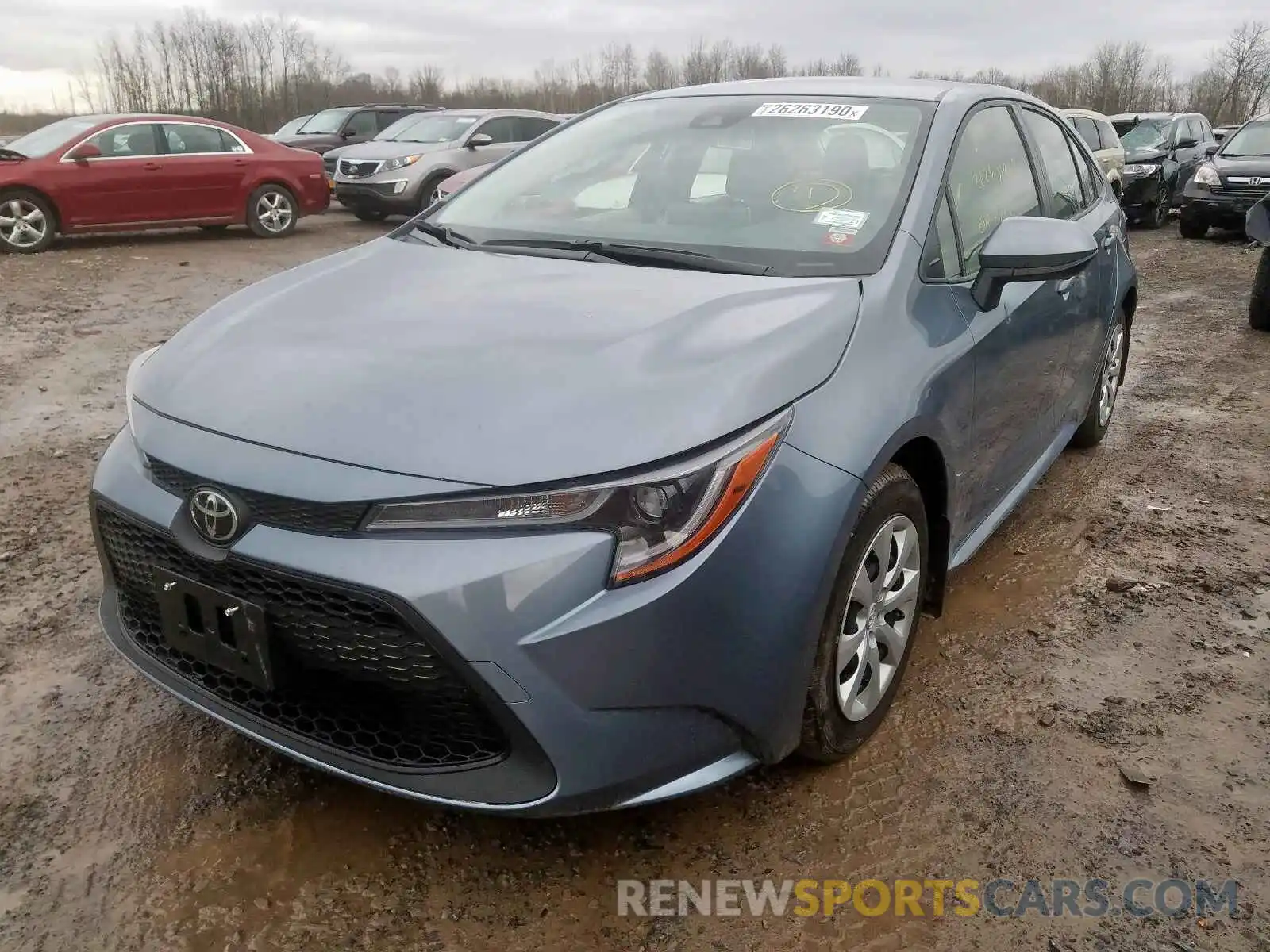 2 Photograph of a damaged car JTDEPRAE9LJ041404 TOYOTA COROLLA 2020