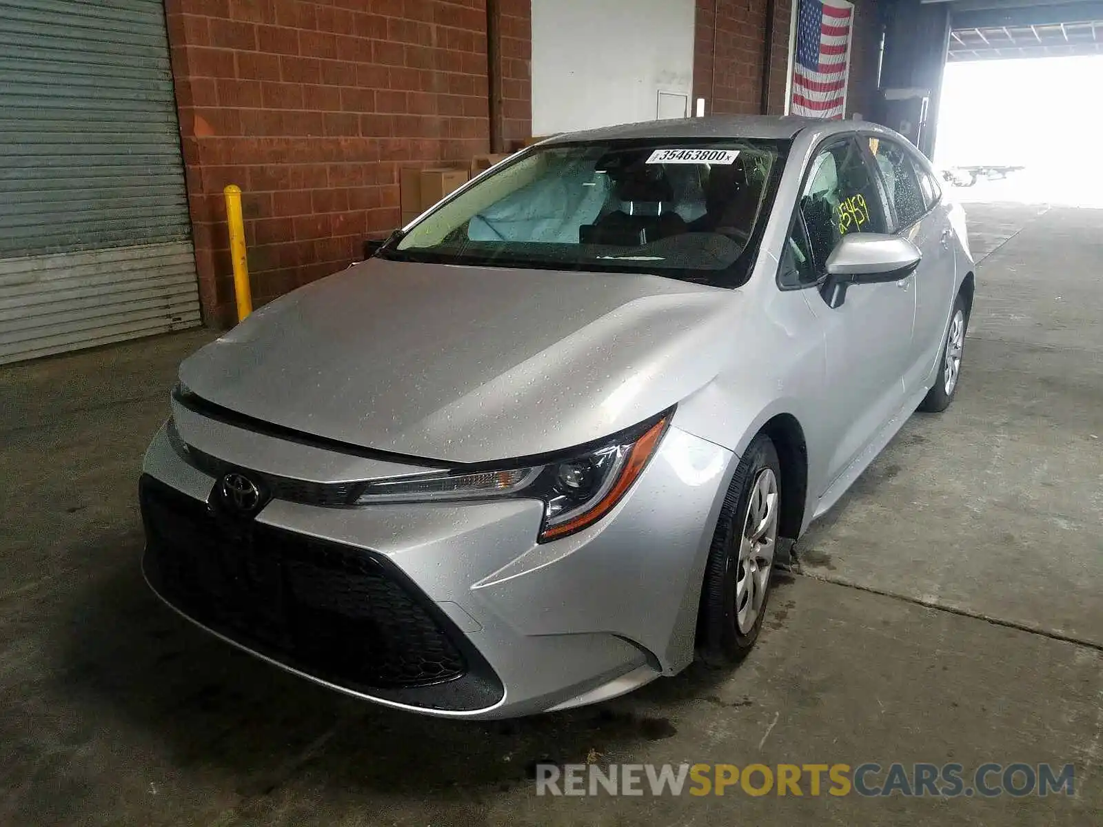 2 Photograph of a damaged car JTDEPRAE9LJ041693 TOYOTA COROLLA 2020