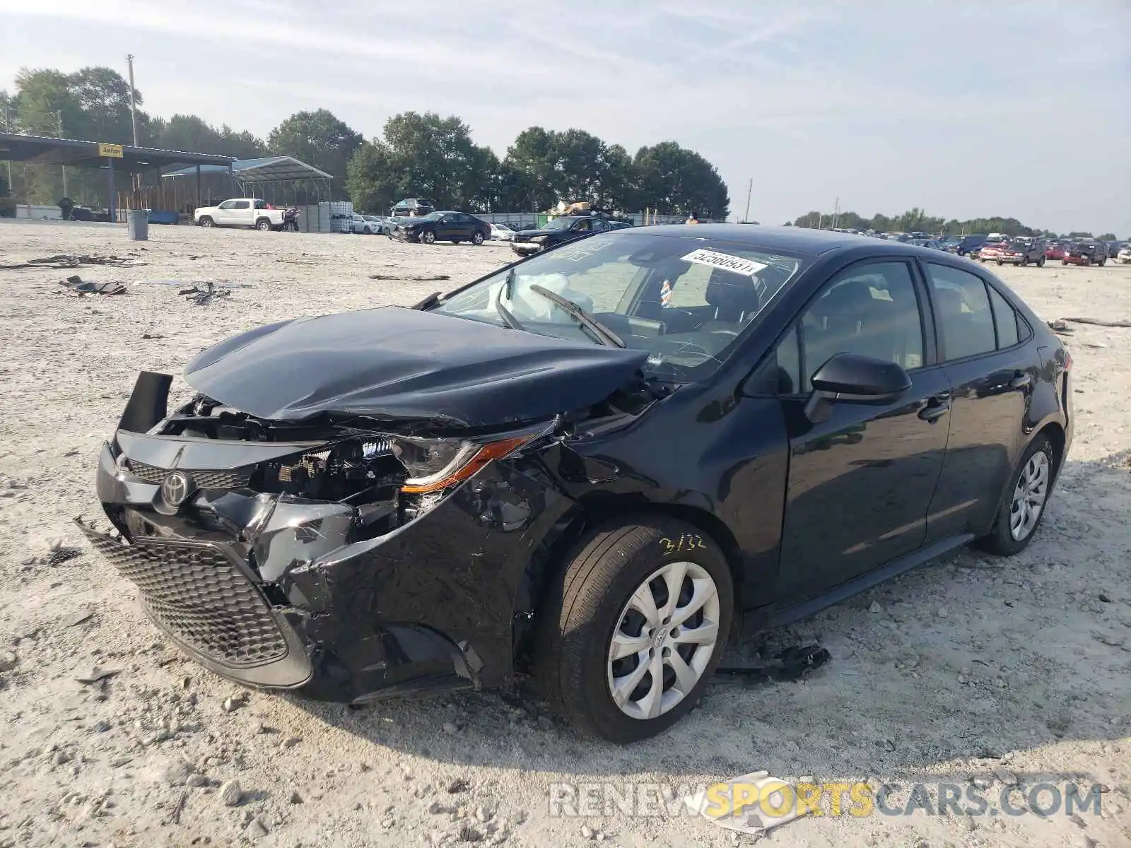 2 Photograph of a damaged car JTDEPRAE9LJ042505 TOYOTA COROLLA 2020