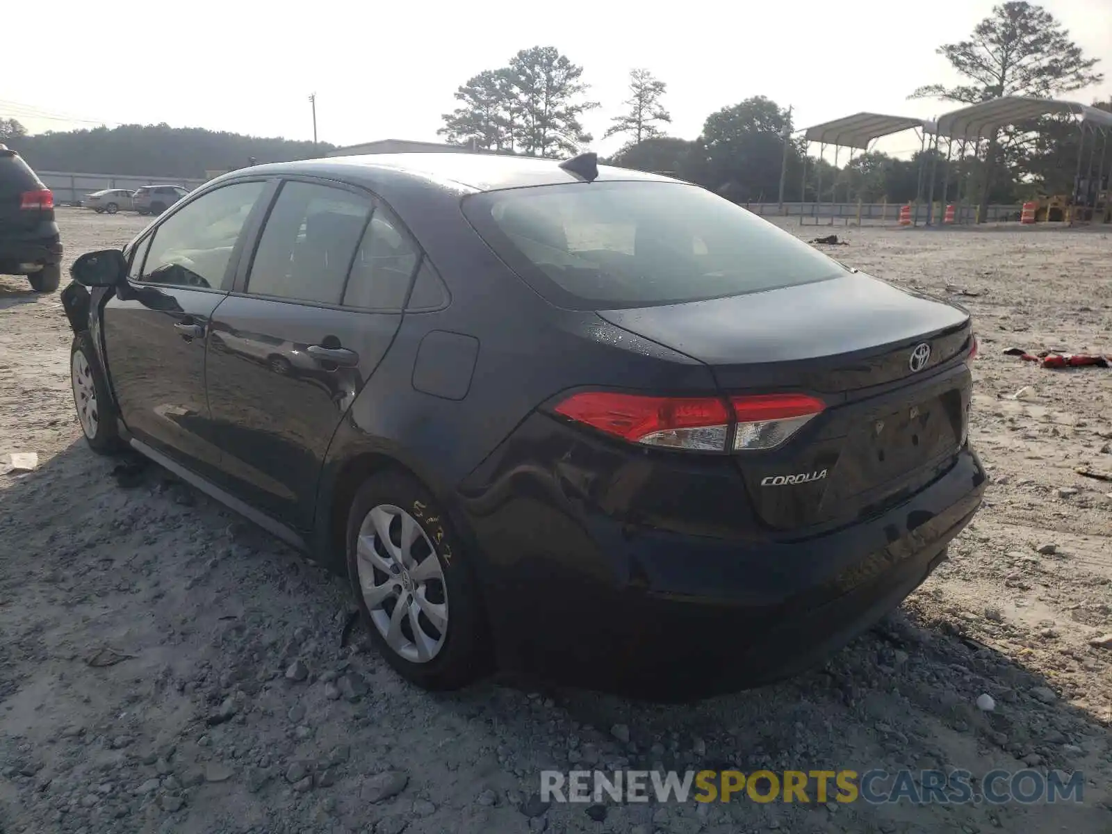 3 Photograph of a damaged car JTDEPRAE9LJ042505 TOYOTA COROLLA 2020