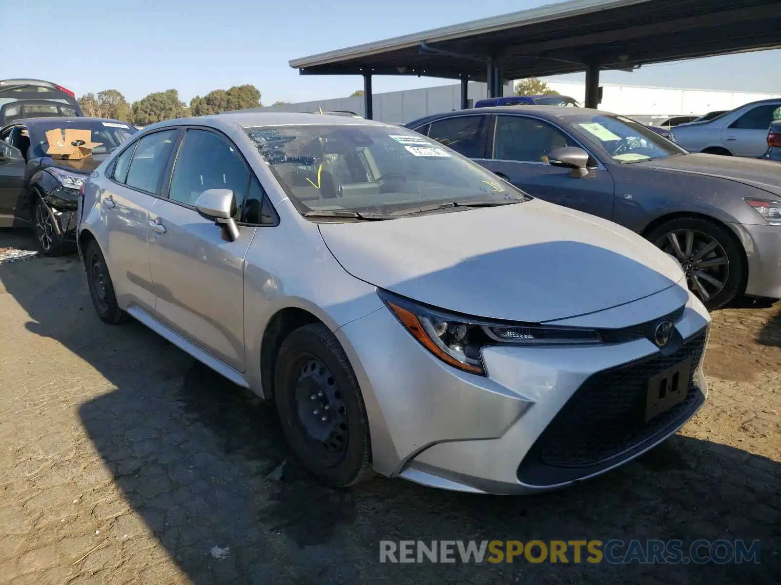 1 Photograph of a damaged car JTDEPRAE9LJ042598 TOYOTA COROLLA 2020