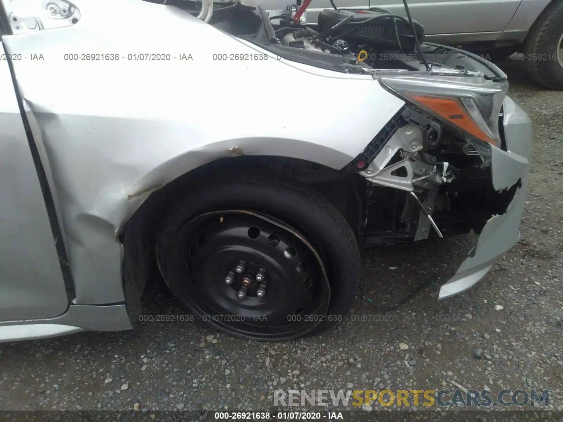 6 Photograph of a damaged car JTDEPRAE9LJ042603 TOYOTA COROLLA 2020