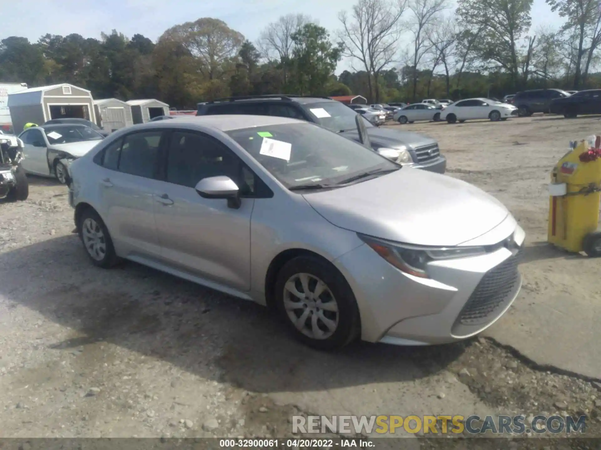 1 Photograph of a damaged car JTDEPRAE9LJ042634 TOYOTA COROLLA 2020