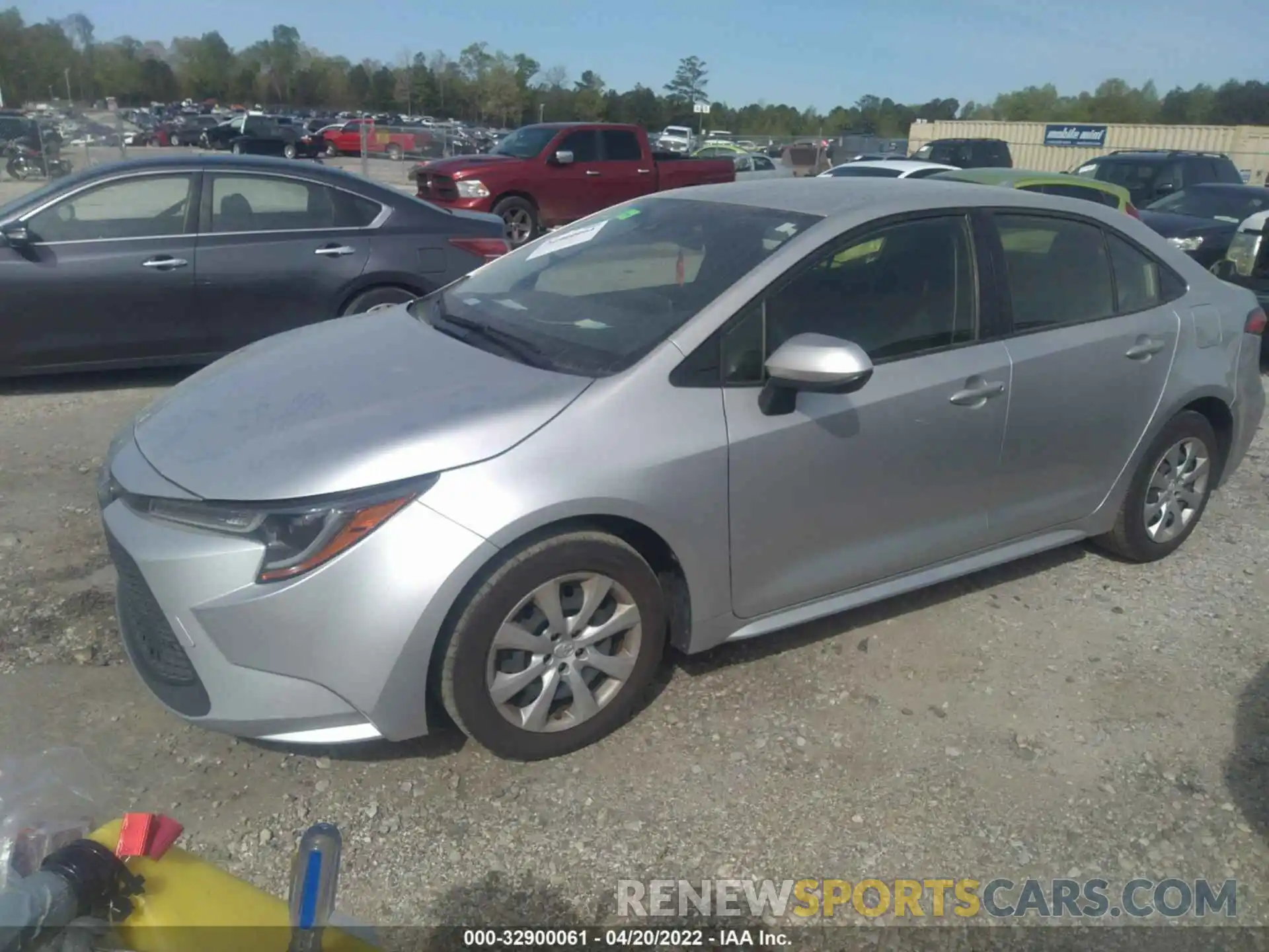 2 Photograph of a damaged car JTDEPRAE9LJ042634 TOYOTA COROLLA 2020