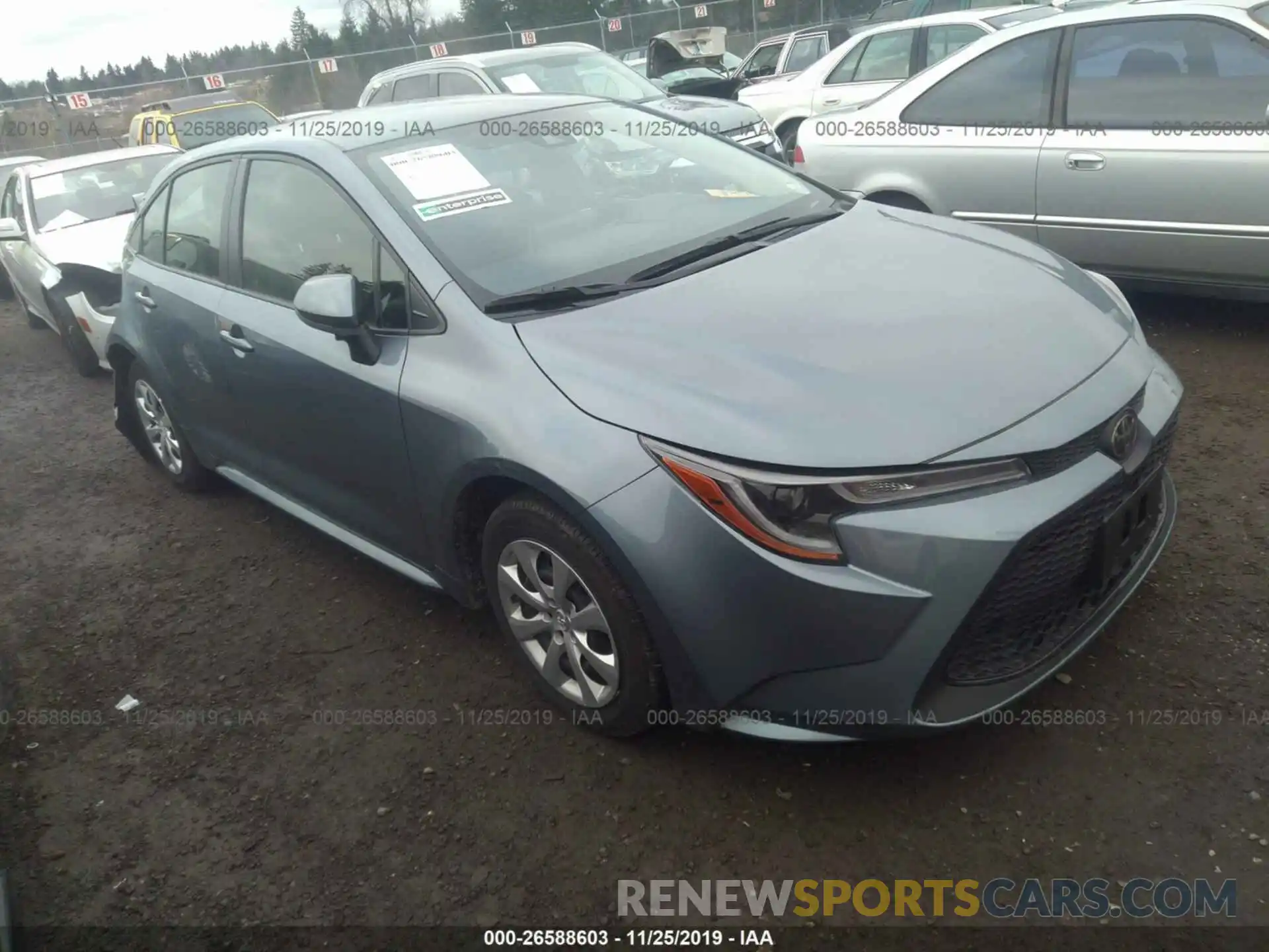 1 Photograph of a damaged car JTDEPRAE9LJ042987 TOYOTA COROLLA 2020