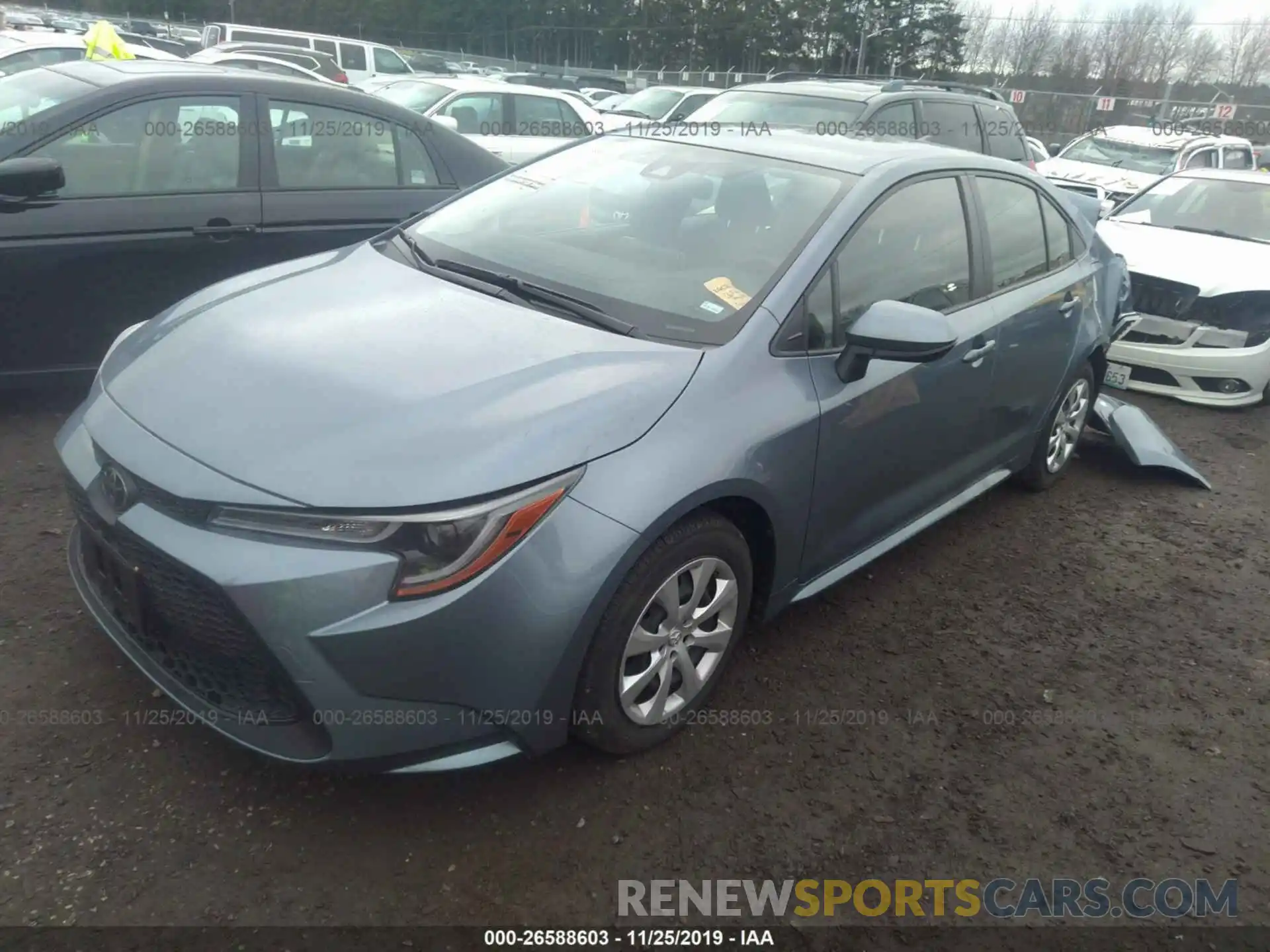 2 Photograph of a damaged car JTDEPRAE9LJ042987 TOYOTA COROLLA 2020