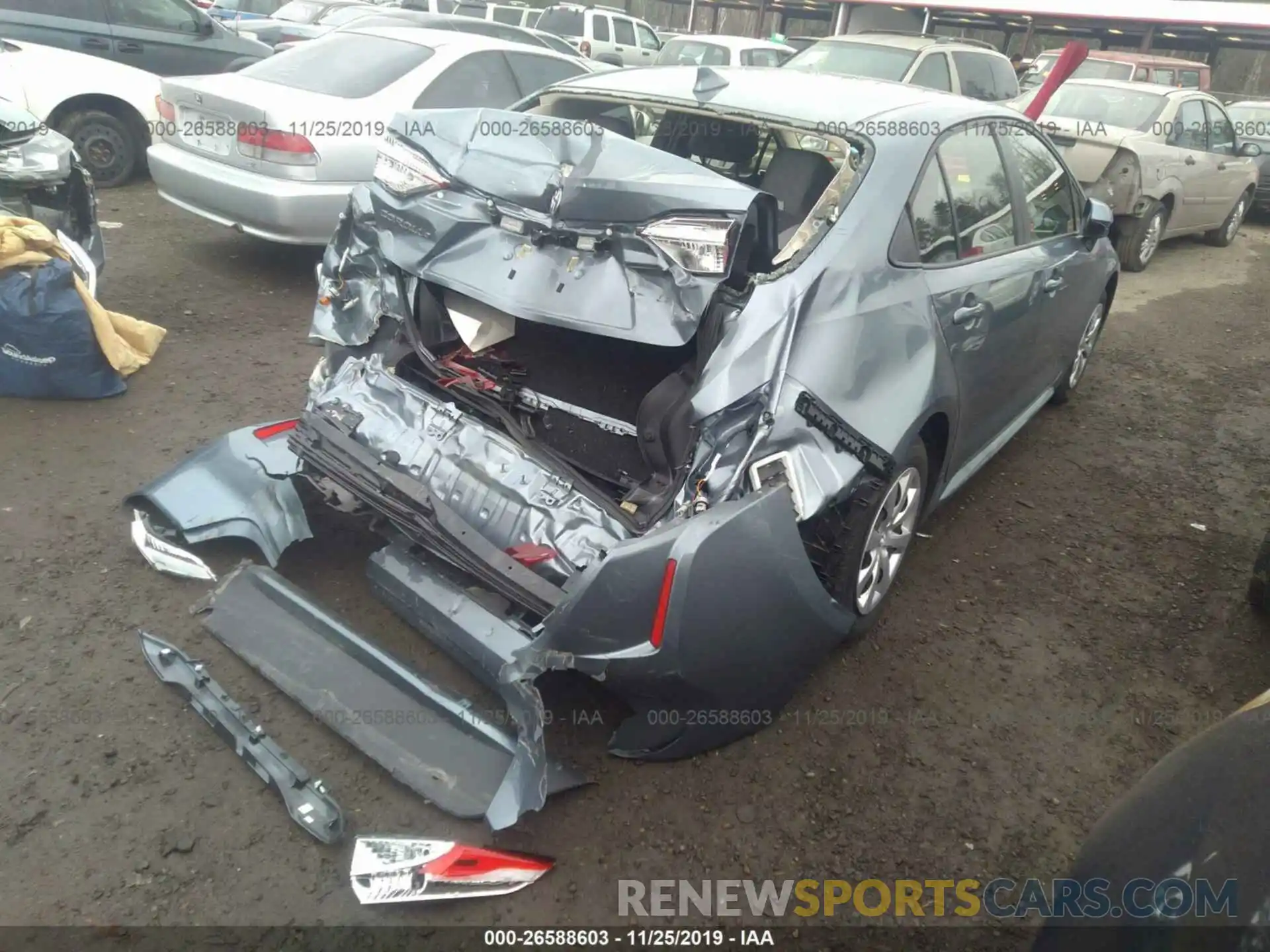 4 Photograph of a damaged car JTDEPRAE9LJ042987 TOYOTA COROLLA 2020