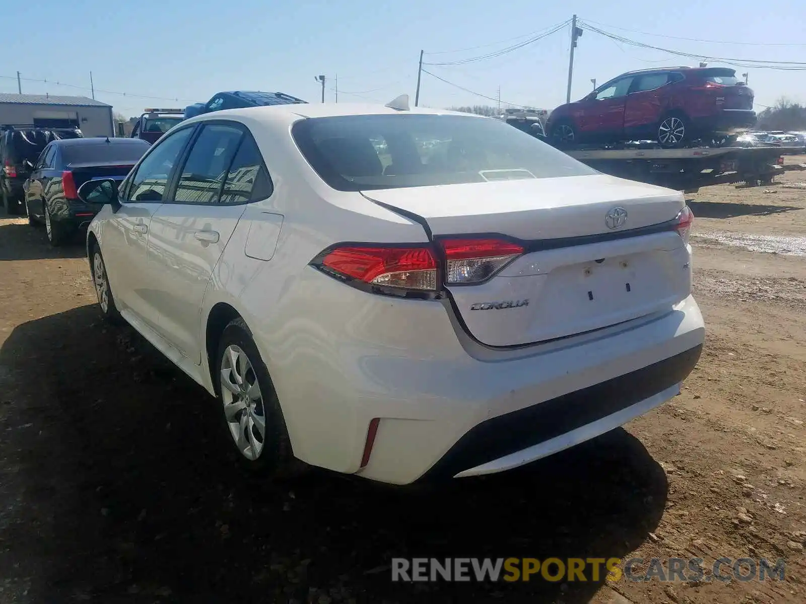 3 Photograph of a damaged car JTDEPRAE9LJ043170 TOYOTA COROLLA 2020