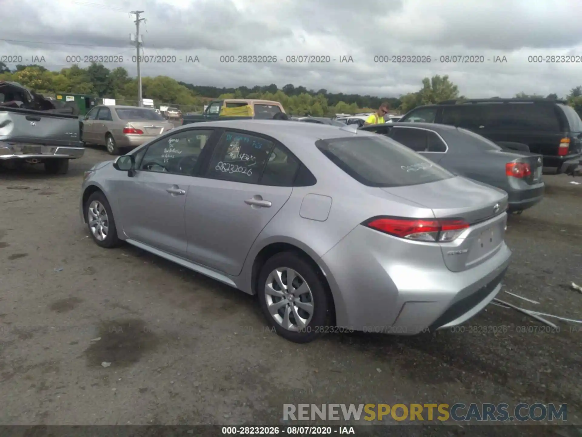 3 Photograph of a damaged car JTDEPRAE9LJ043265 TOYOTA COROLLA 2020