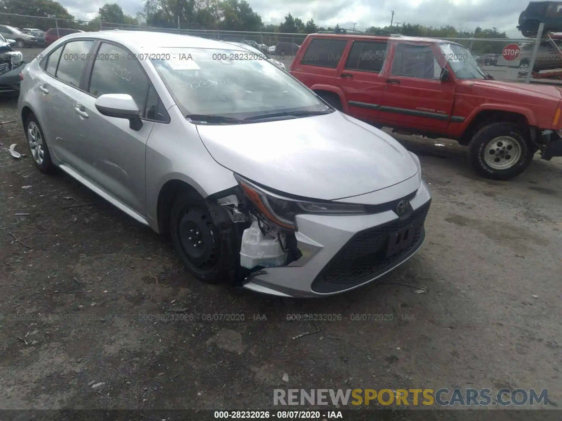 6 Photograph of a damaged car JTDEPRAE9LJ043265 TOYOTA COROLLA 2020