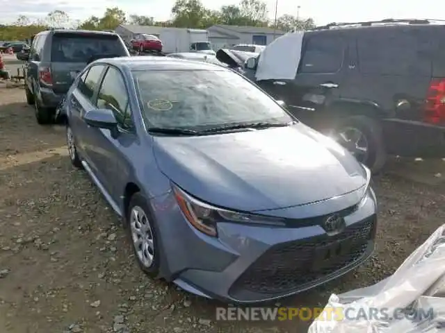 1 Photograph of a damaged car JTDEPRAE9LJ043363 TOYOTA COROLLA 2020