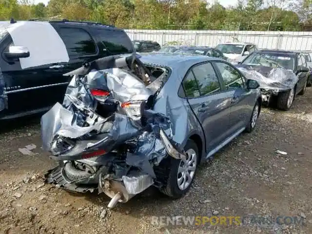 4 Photograph of a damaged car JTDEPRAE9LJ043363 TOYOTA COROLLA 2020