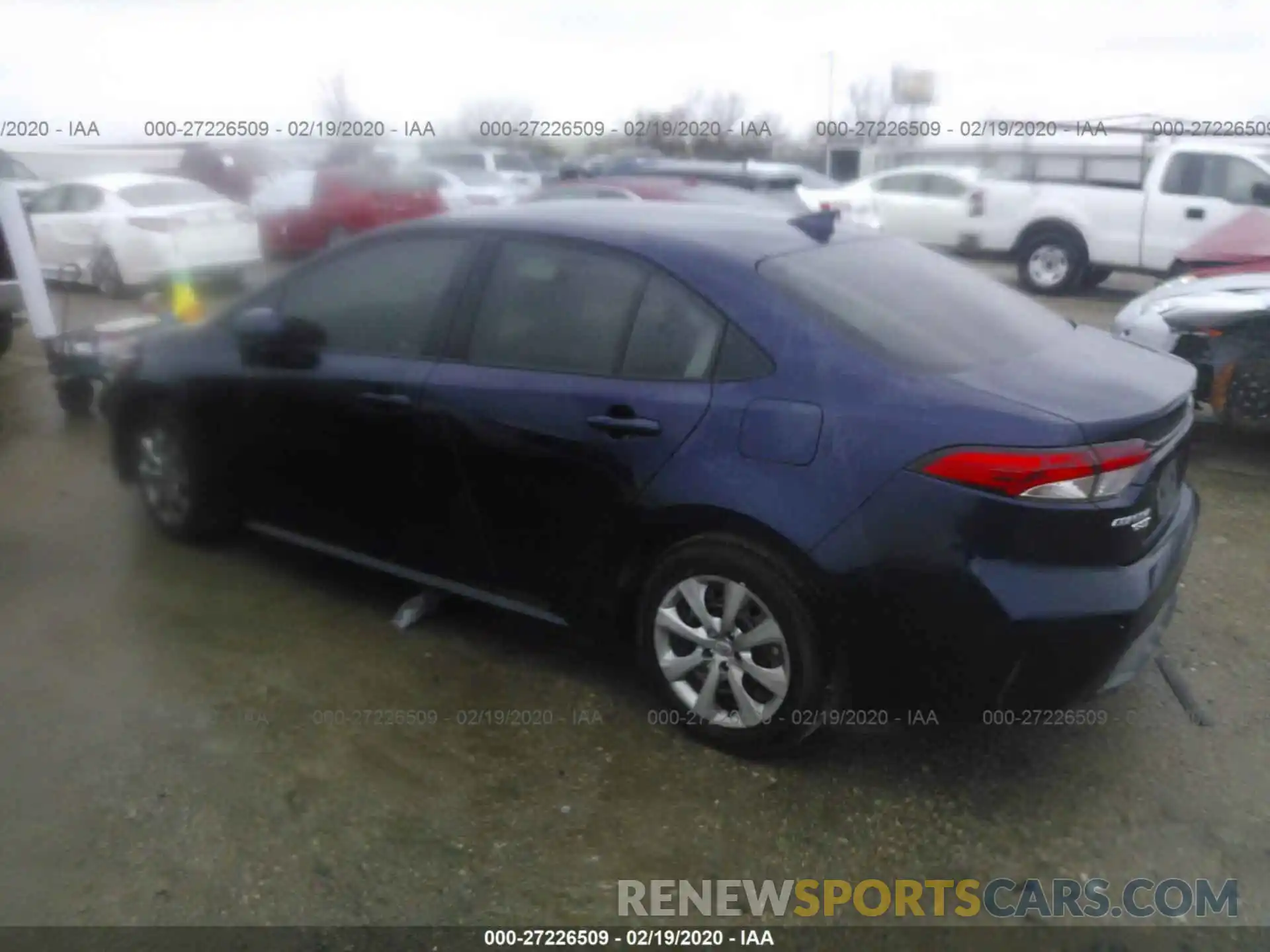 3 Photograph of a damaged car JTDEPRAE9LJ043492 TOYOTA COROLLA 2020