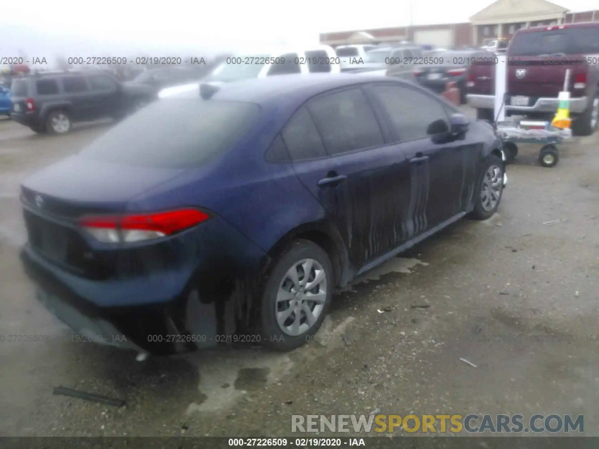 4 Photograph of a damaged car JTDEPRAE9LJ043492 TOYOTA COROLLA 2020