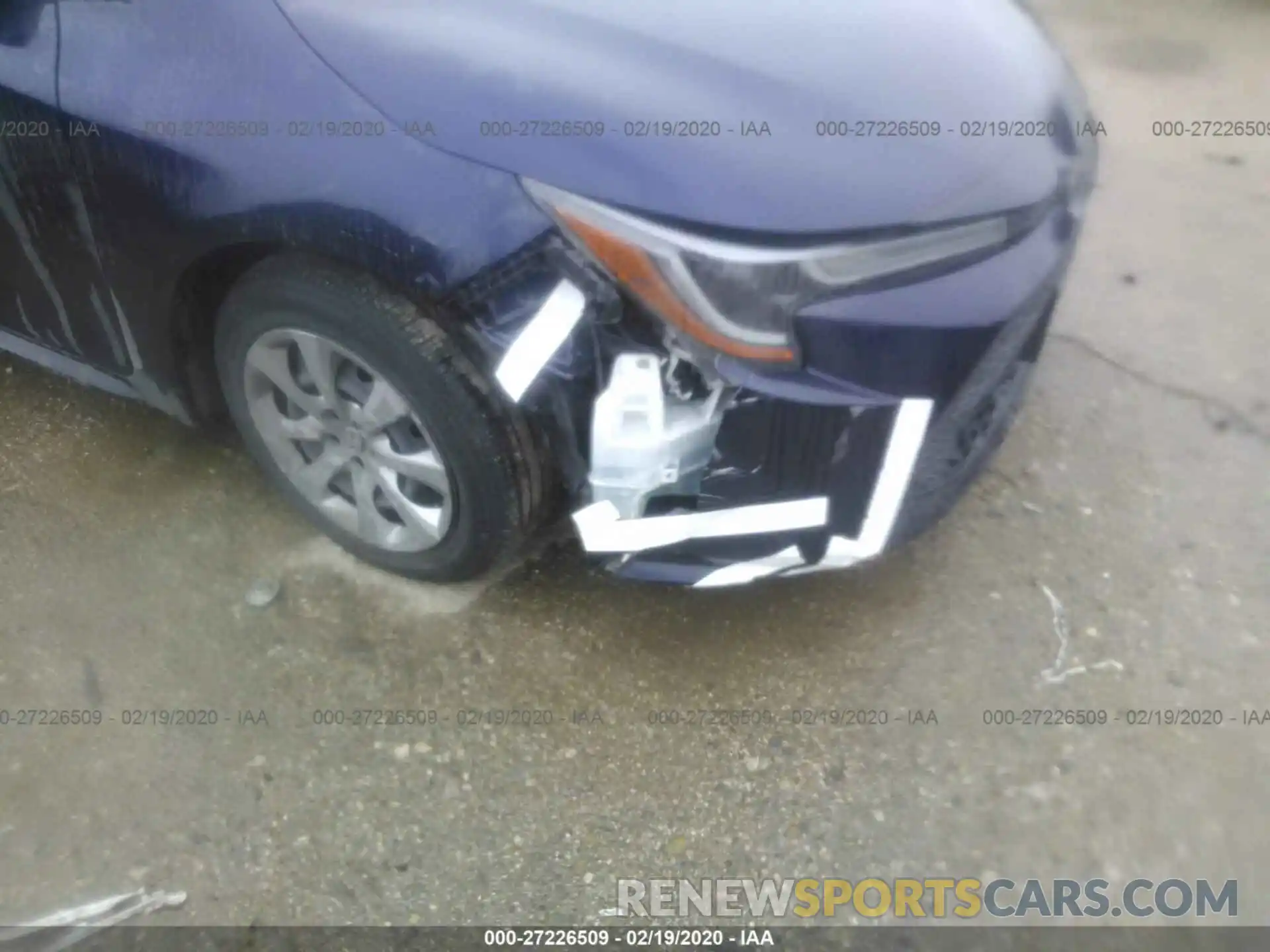 6 Photograph of a damaged car JTDEPRAE9LJ043492 TOYOTA COROLLA 2020