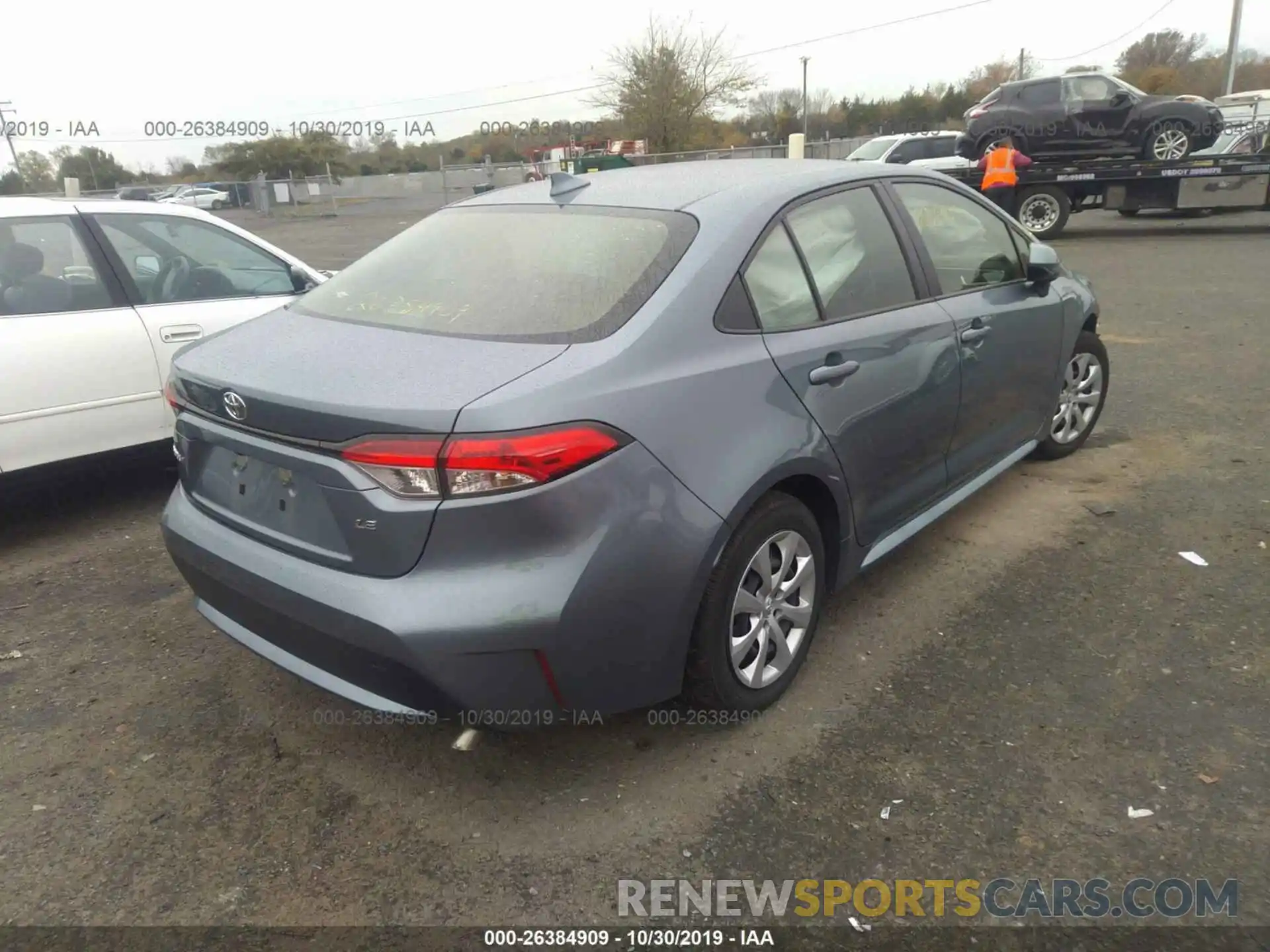 4 Photograph of a damaged car JTDEPRAE9LJ043976 TOYOTA COROLLA 2020