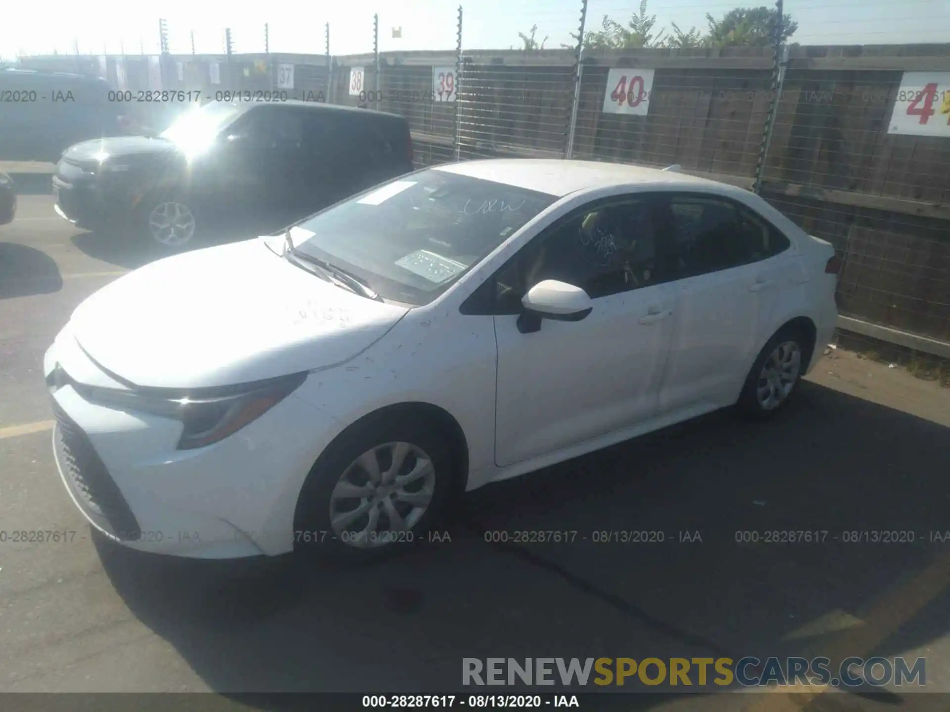 2 Photograph of a damaged car JTDEPRAE9LJ044142 TOYOTA COROLLA 2020