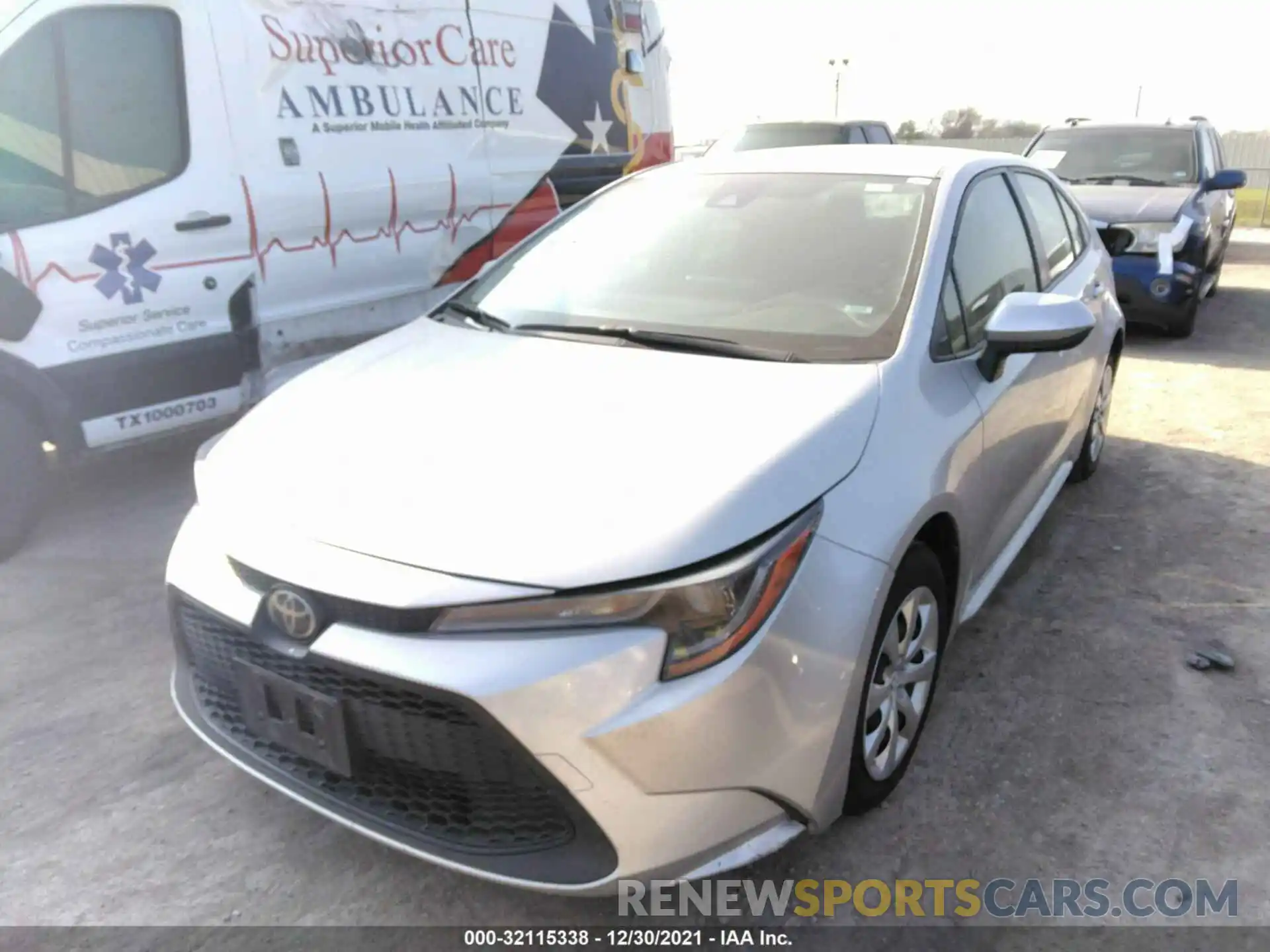 6 Photograph of a damaged car JTDEPRAE9LJ044433 TOYOTA COROLLA 2020