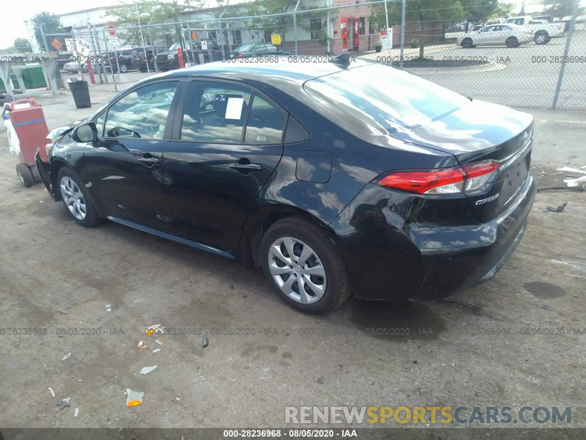 3 Photograph of a damaged car JTDEPRAE9LJ045694 TOYOTA COROLLA 2020