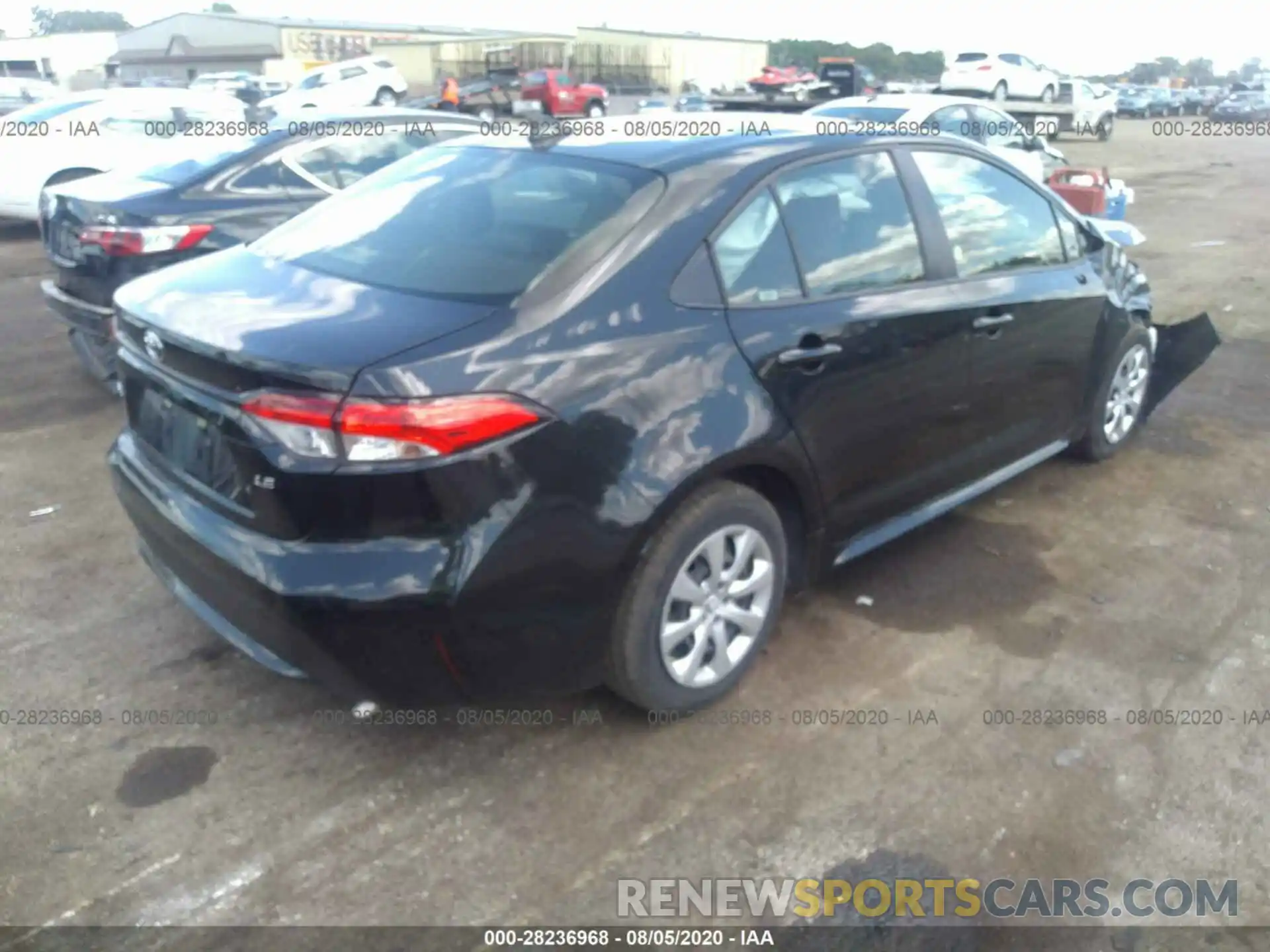 4 Photograph of a damaged car JTDEPRAE9LJ045694 TOYOTA COROLLA 2020