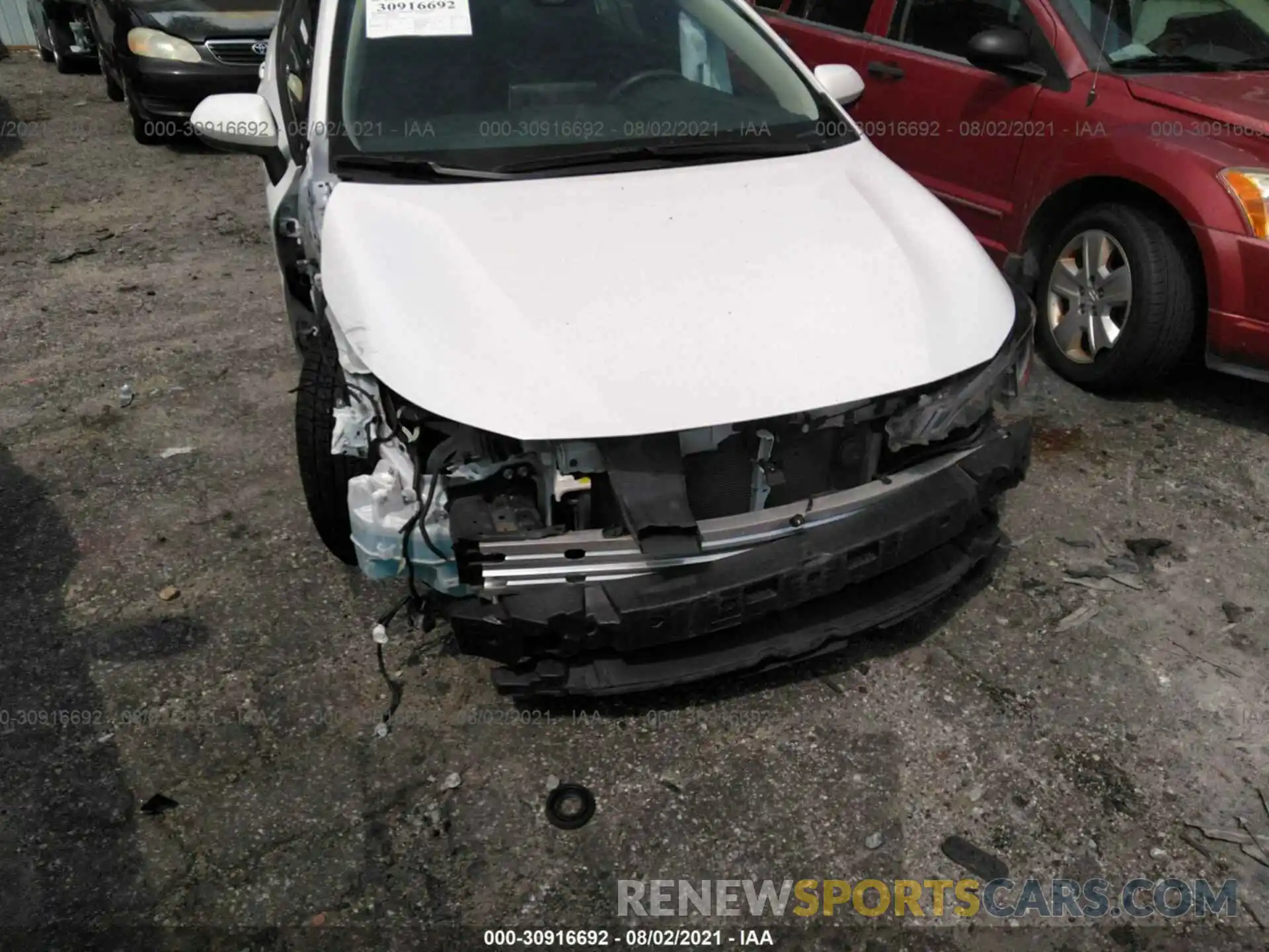 6 Photograph of a damaged car JTDEPRAE9LJ045906 TOYOTA COROLLA 2020