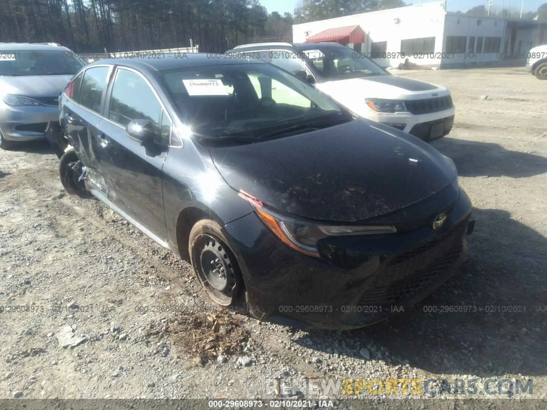 1 Photograph of a damaged car JTDEPRAE9LJ045985 TOYOTA COROLLA 2020