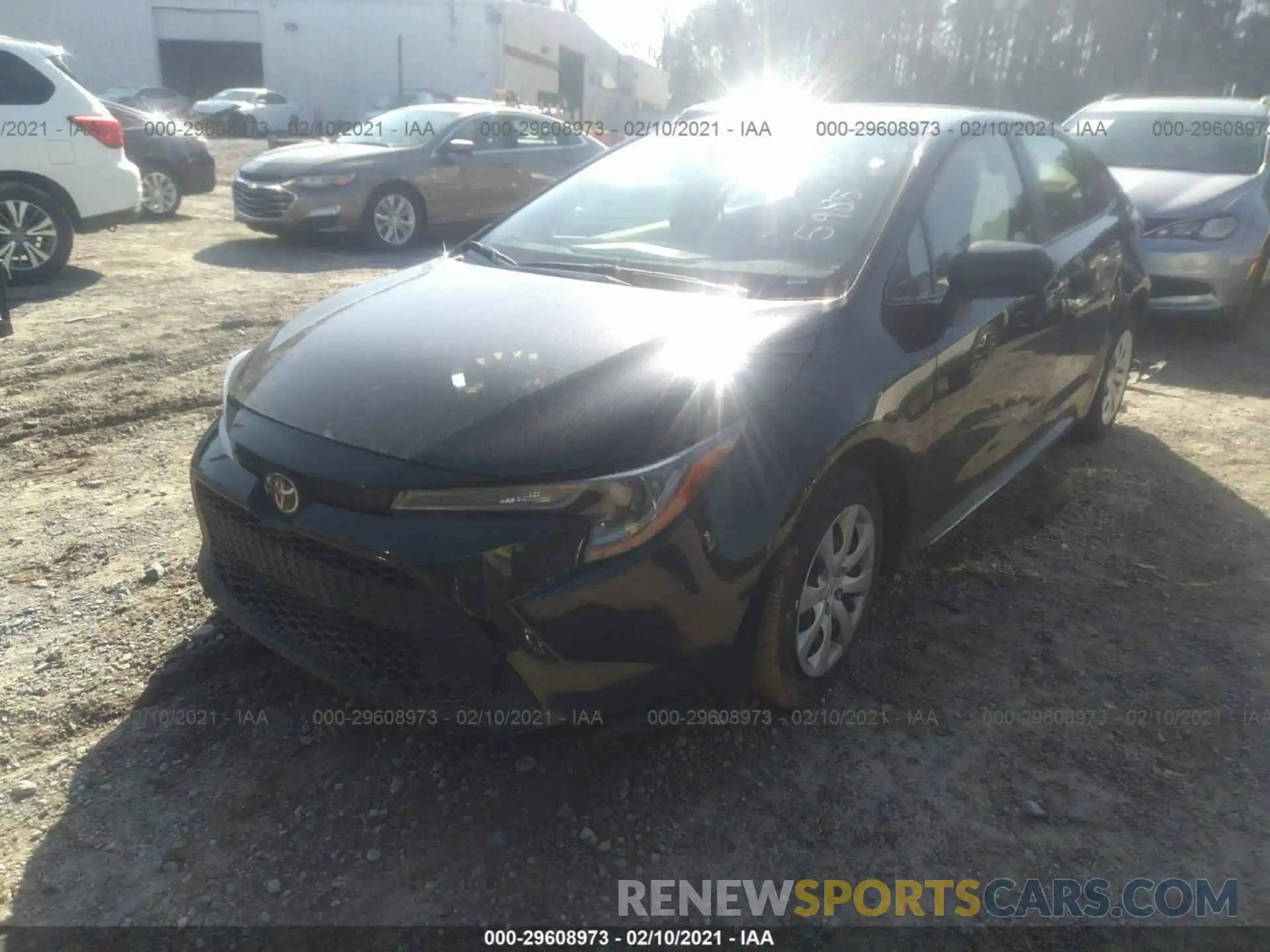 2 Photograph of a damaged car JTDEPRAE9LJ045985 TOYOTA COROLLA 2020