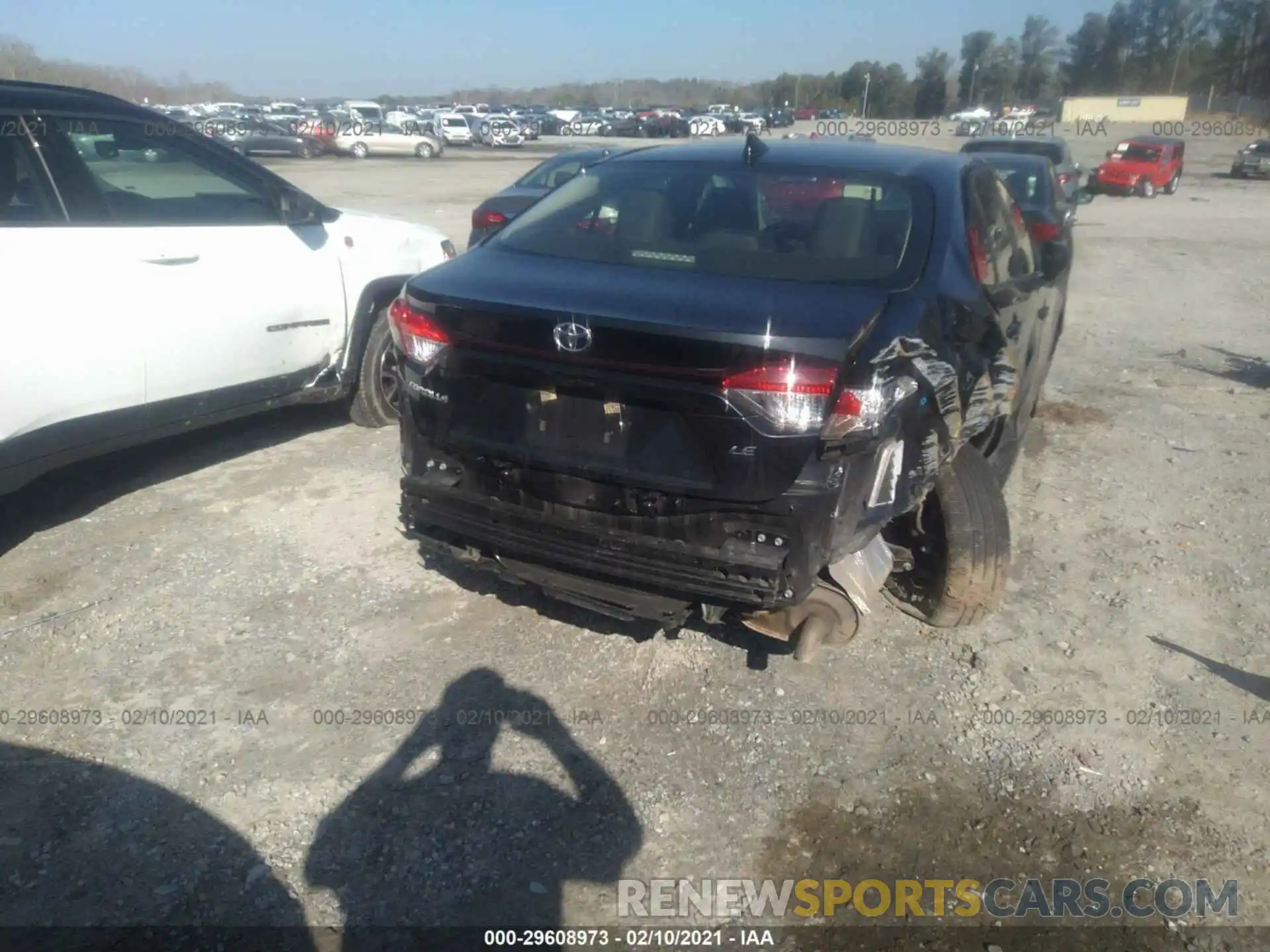 6 Фотография поврежденного автомобиля JTDEPRAE9LJ045985 TOYOTA COROLLA 2020
