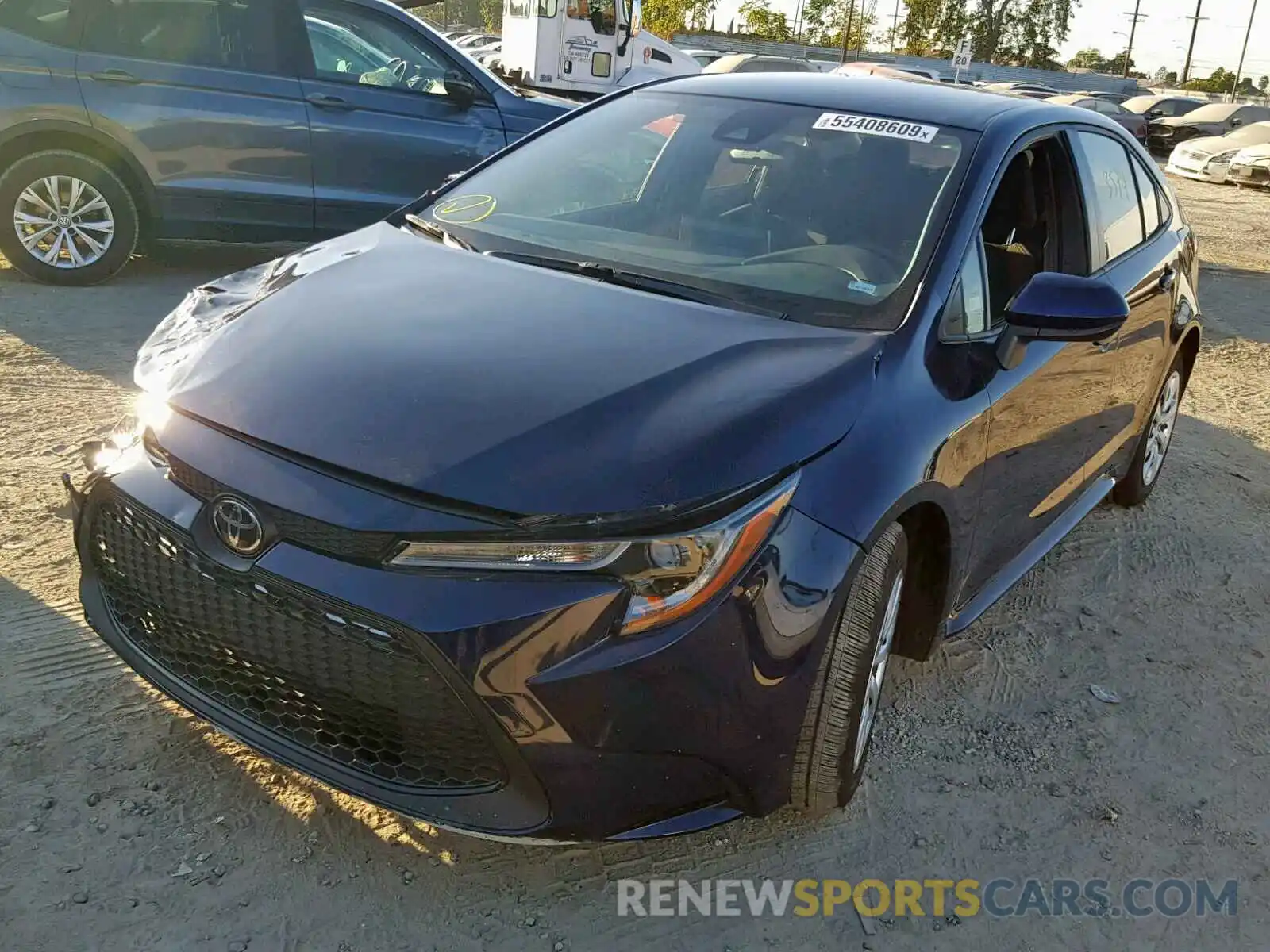 2 Photograph of a damaged car JTDEPRAE9LJ046070 TOYOTA COROLLA 2020